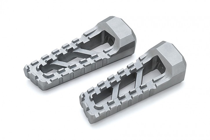 MX-Style footrests silver
