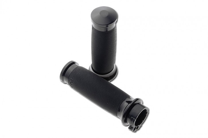 "Contour" Alu Grips Black