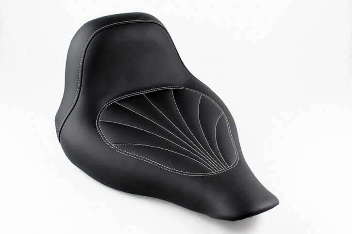 Leather Covering incl. Foam Cushioning, with Embroidered Stitching