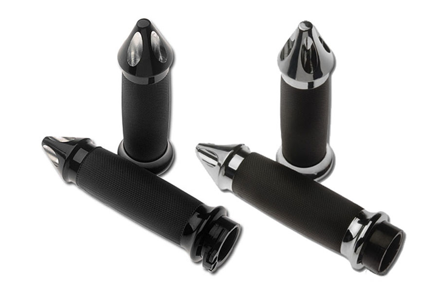 Alu Grips with rubber insert