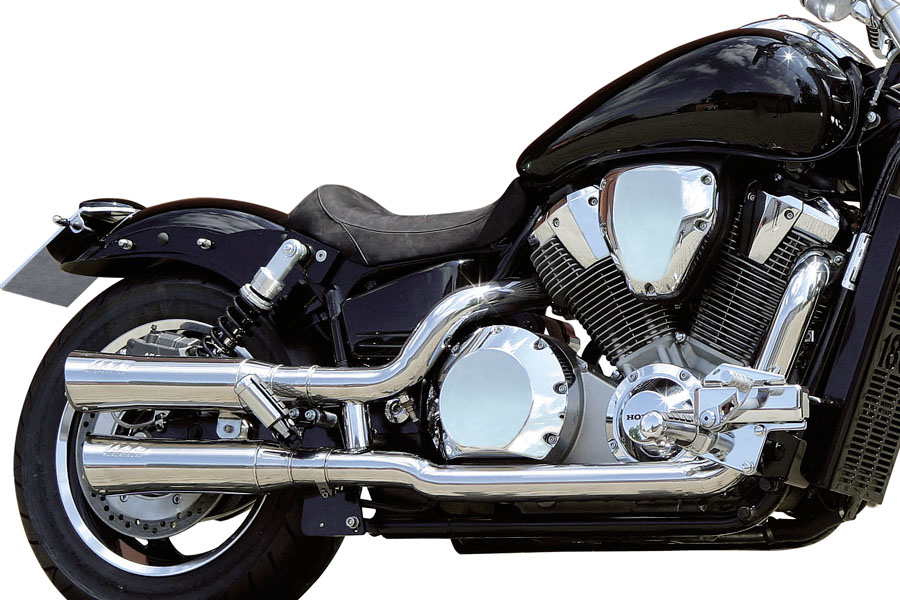 vtx 1800 exhaust pipes