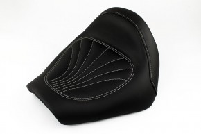 Leather Covering incl. Foam Cushioning, with Embroidered Stitching